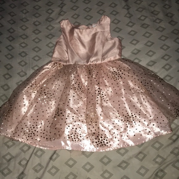 Cat & Jack Dresses Items For 10 Cute Baby Girl Rose Gold Dress